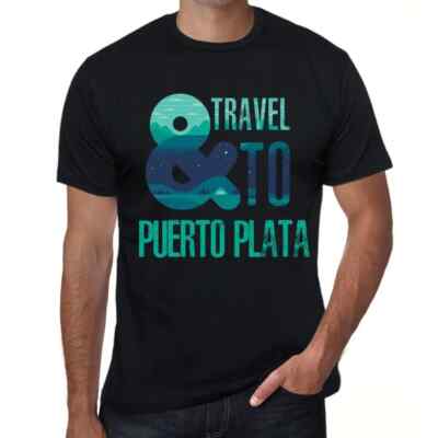 Herren Grafik T-Shirt Und Reisen nach Puerto Plata   And Travel To Puerto Plata