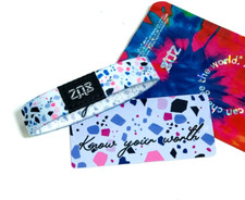 ZOX **KNOW YOUR WORTH** Silver Single Medium Mystery/FG Wristband w/Card