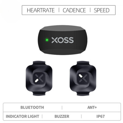 Bicycle Sensor Speedometer ANT+ Bluetooth 4.0 Heart Rate Monitor Bike Computer