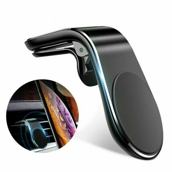  Universal Magnetic Car Mount Cell Phone Stand Holder For iPhone Samsung GPS - Image 2 of 4