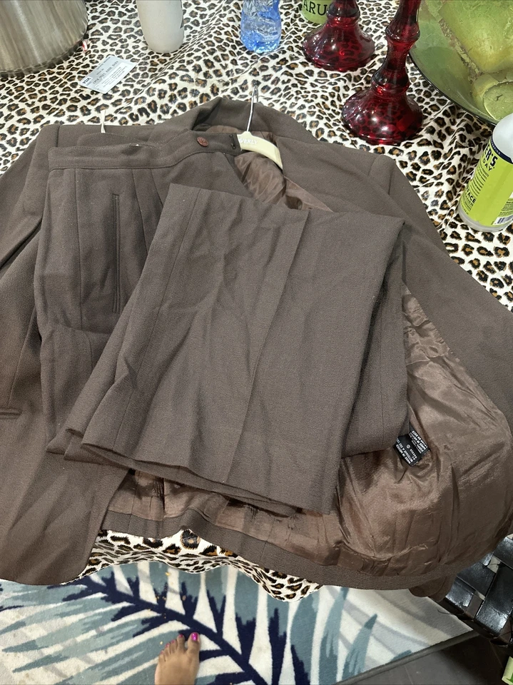 复古 Kasper 适用于 A.S.L 套装 100%羊毛 — 第 4/4 张图片