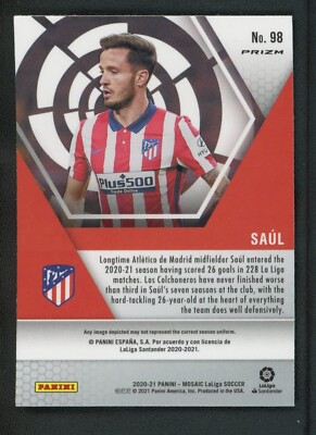 2020-21 SAUL PANINI MOSAIC LALIGA SANTANDER PEACOCK | eBay