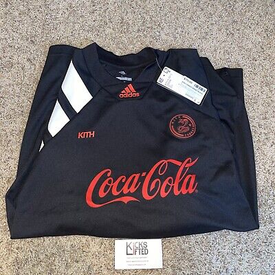 Kith x Adidas Soccer L/S Jersey Cobras Home Black Red White Kith x Adidas Soccer L/S Jersey Cobras Home Black Red White