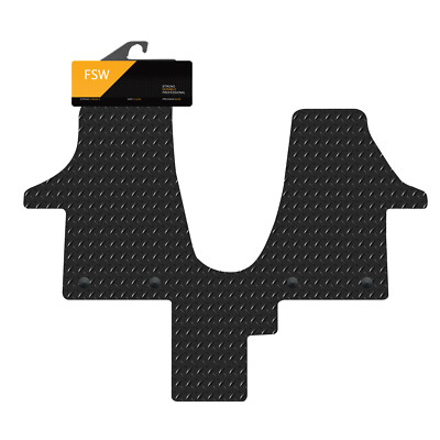 VW Transporter T6  2015+  Walkthrough Fully Tailored Van Floor Mats Black Carpet 60604f5825f6e