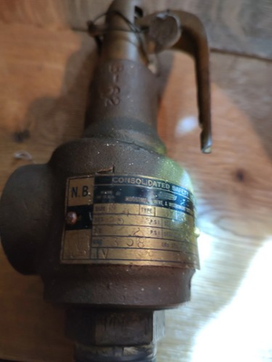 #ad #ad Dresser 3 4quot; CONSOLIDATED PRESSURE RELIEF VALVE 1543E 125 psi Safety Valve $120.00