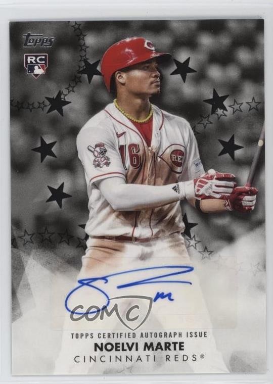 2024 Topps Update Baseball Stars Auto Black /199 Noelvi Marte #BSA2-NM Rookie RC