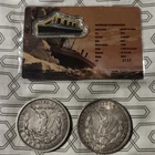 1921 $1 Morgan Silver Dollar COIN STERLING x2 + fractional gold!