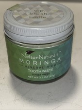 Nelson Naturals The Original Zero Waste Toothpaste Moringa Forest Fresh 3.3 oz.
