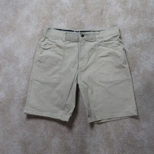 Wrangler ATG Shorts Men's 36 Beige canvas Workwear Hiking Outdoor