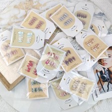 96 Random Nail Bags - A Mix of Various Styles, Suitable for Both Women and Girls