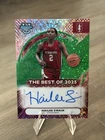 2025-26 Bowman - Chrome Prospect Autographs Hailee Swain #CPA-HS Green Geometric