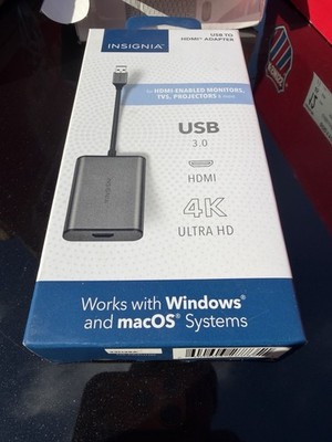 Insignia USB-C to Dual 4K HDMI Adapter