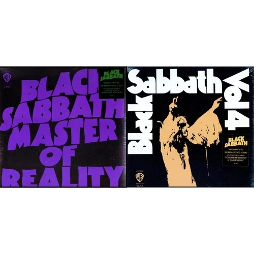 Black Sabbath - Vol. 4 (180G) & Master Of Reality (180G) [New LP Vinyl Bundle]