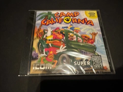 PCE Works Camp California for TurboGrafx 16/PC Engine Duo Analogue Duo, Polymega