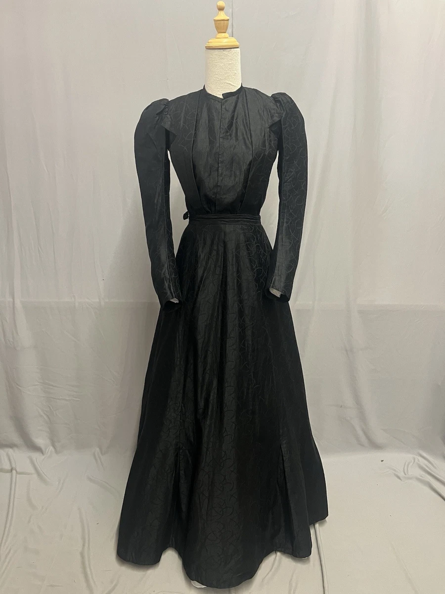 Black Vintage Dresses 1900s Decade for sale