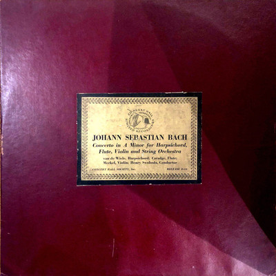 Johann Sebastian Bach - Aimée Van De Wiele, Fernand Caratgé, Henry Merckel, He