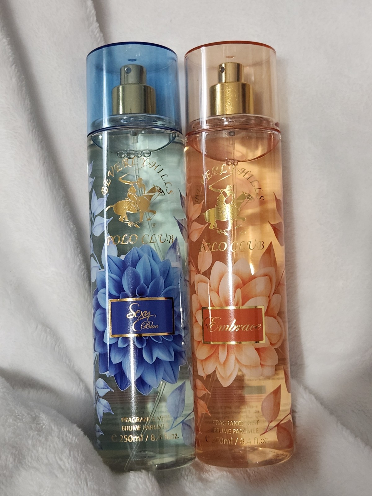 Perry Ellis Body Mist Sexy Blue And Embrace New No Packaging