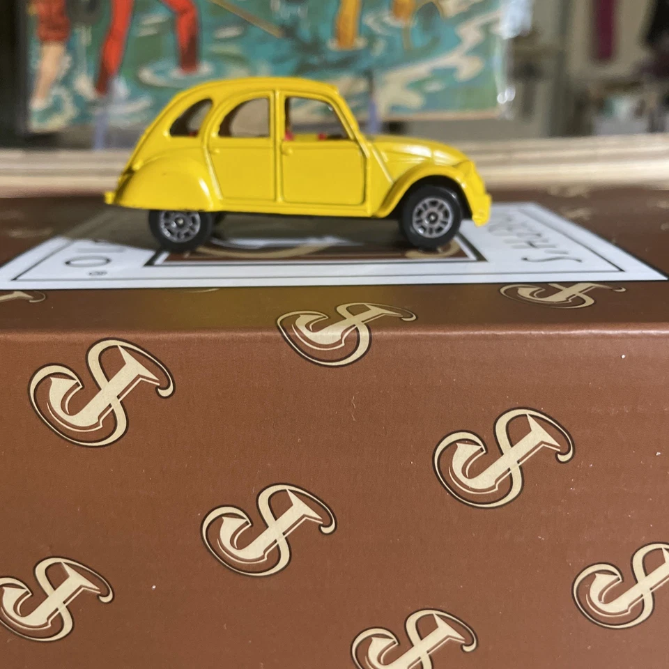 Vintage 1976 Corgi James Bond 115 For Your Eyes Only Yellow Citroen 2CV6 Car 007 - Image 4 of 4