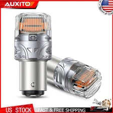 AUTOONE LED 1157 1157NA 2357 2057 AMBER Yellow LED TURN SIGNAL LIGHT BULB