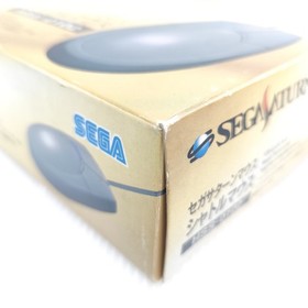 Sega Saturn Gray Shuttle Mouse + Mouse Pad Set HSS-0102 w/manual box Japan