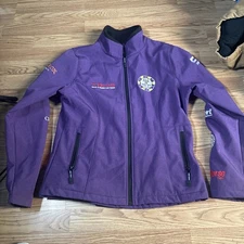 ROPER Brand Jacket Size L Large All In Barrel Race Las Vegas Purple