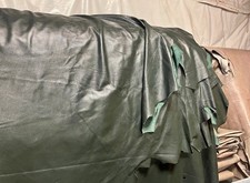 Green Upholstery Cow Hides 100 Leather 50Sq Ft