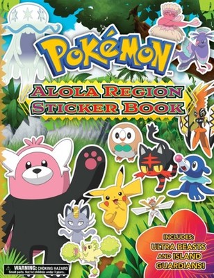 POKMON ALOLA REGION STICKER BOOK by THE POKEMON COMPANY Paperback Self Help