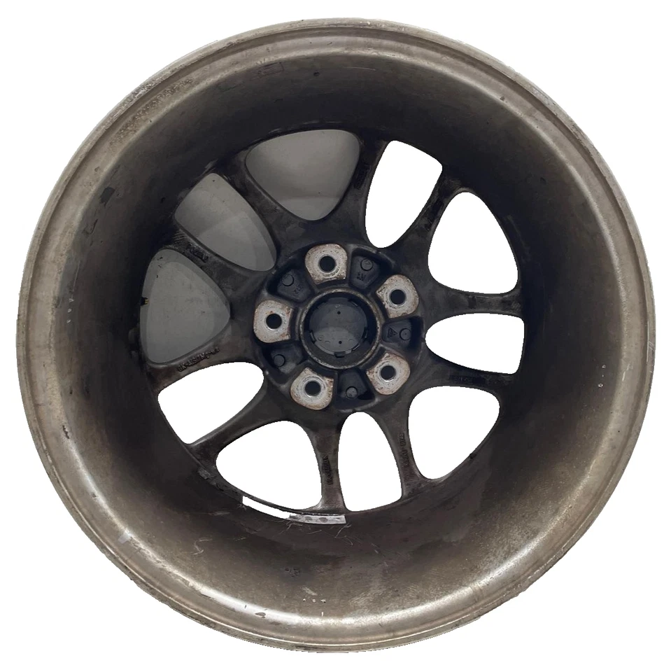 2003 Porsche Boxster OEM Rear Alloy Wheel Rim 5 Split Spoke 17" x 8.5" *Edge* 04 - Image 3 of 4