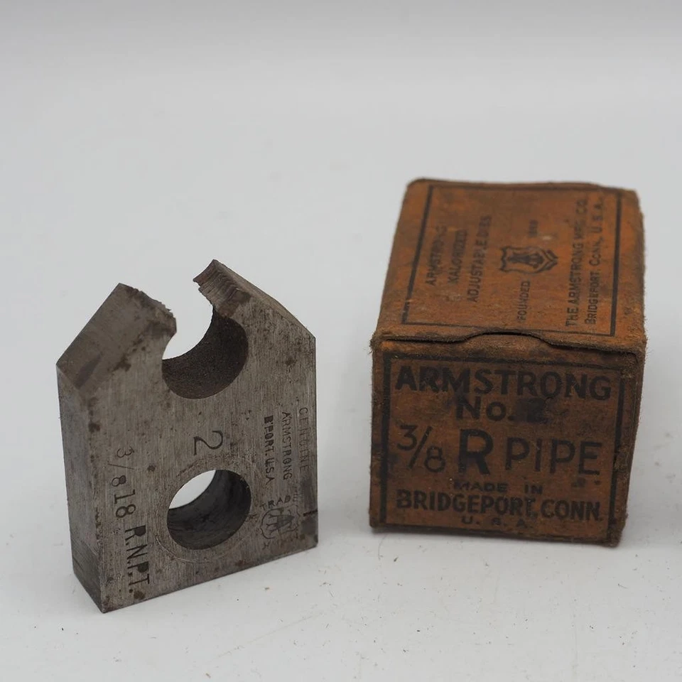 Armstrong Bros. Adjustable Dies for Pipe No.2 Size 3/8" - Image 2 of 4