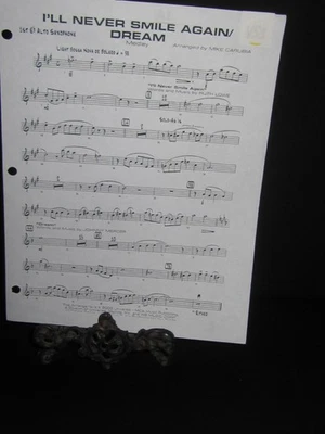 BIG BAND INST CHARTS I'LL NEVER SMILE AGAIN/DREAM 5/4/4 PRINTED - Bild 1 von 3