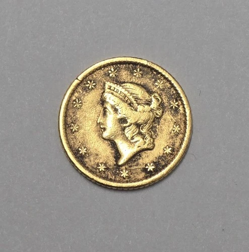 1853-O US $1 Dollar Liberty Head Gold Coin