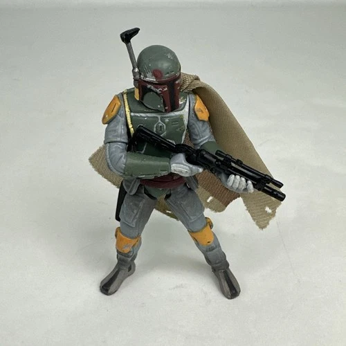 Star Wars Boba Fett 2000 Figure Loose Mandalorian Cape Blaster Kenner
