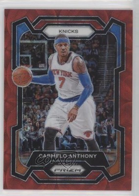 2023-24 Panini Prizm Choice Red Prizm 56/88 Carmelo Anthony #186 HOF 14t3