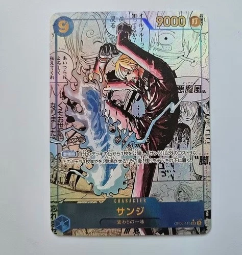 One Piece Card Sanji OP06-119 SEC Comic Parallel Japanese DHL PRB02
