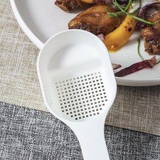 KM Cucchiaio Setaccio Farina Cucina Manico ABS Rete Fine per Cottura Zucchero in