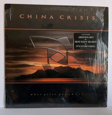 CHINA CRISIS   WHAT PRICE PARADISE   LP NEAR MINT IN SHRINK w/HYPE STICKER