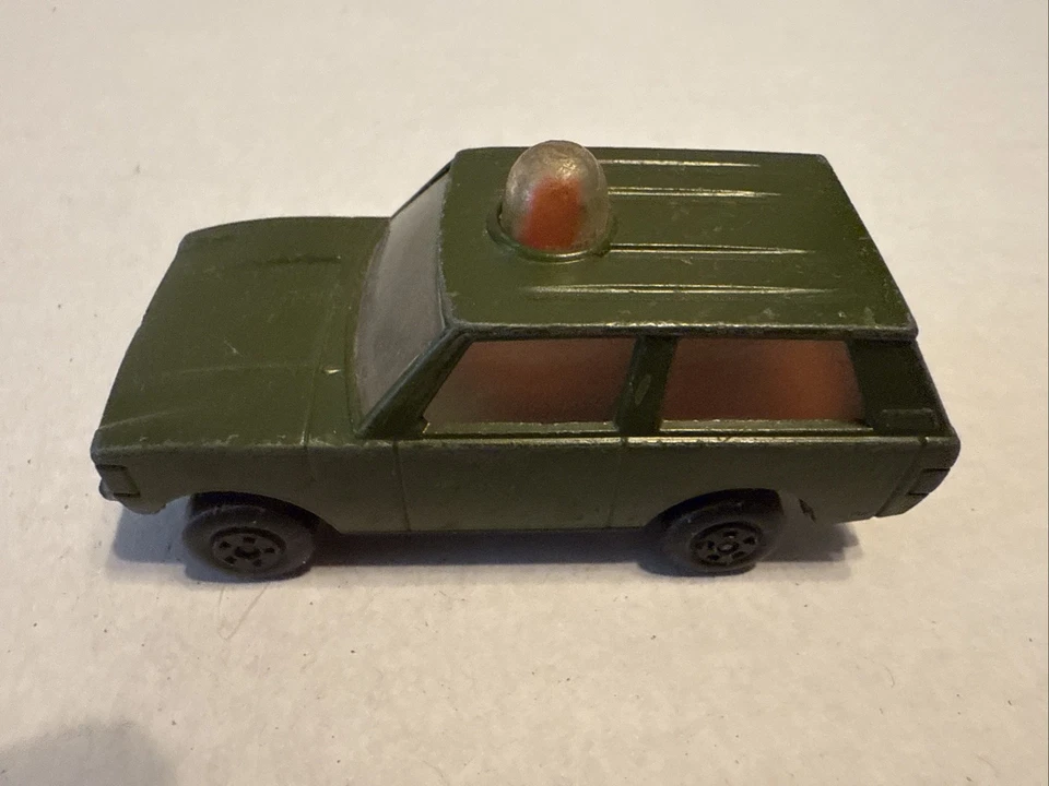 VINTAGE MATCHBOX LESNEY SUPERFAST 20E ARMY MILITARY ROVER DIECAST TOY CAR 1975 - Image 3 of 4