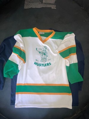70s vintage long sleeve t shirt jersey style HUSTLERS MicMac Tribe XL