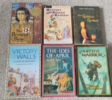 Lot of 6  Ancient History Fiction Books, Juvenile