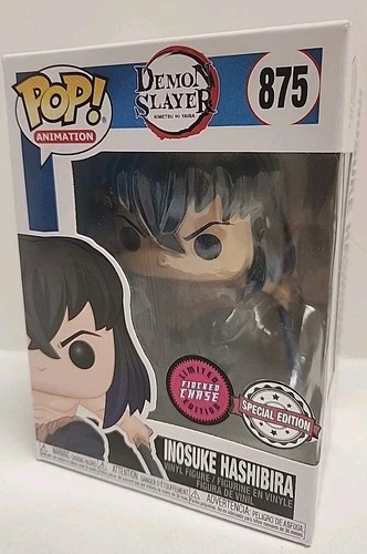 Funko Pop Demon Slayer Inosuke Hashibira #875 Flocked, Chase, Special Edition