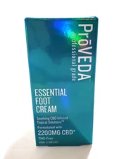 NEW ProVEDA Essential Foot Soothing Topical Cream 1.69 oz.