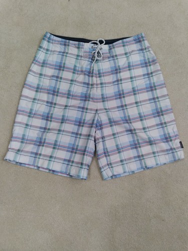 Nautica Men's Swim Trunks 33 White Lace 
