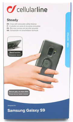 Cellularline Steady Samsung Galaxy S9 Schutz Hülle Griff Ständer Ring Cover 660