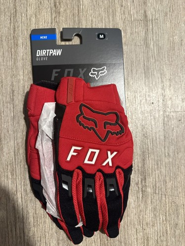 Fox Racing Dirtpaw Gloves - Motocross Dirtbike Offroad ATV Mens Red NWT