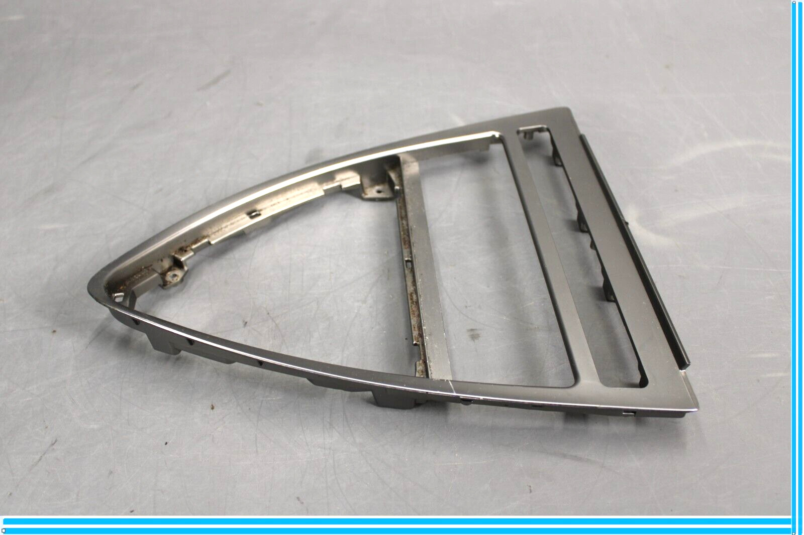 04-10 BMW 645Ci 650i Center Console Shifter Surround Dark Wood Grain Trim Oem