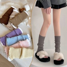 Kids Leg Warmers Warm Socks Solid Color Leg Covers Women Fashion Socks Covers