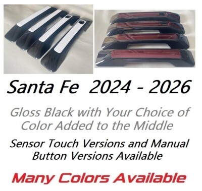 Custom Black & Color Door Handle Overlays 2021-2023 Hyundai Santa Fe PICK CLR