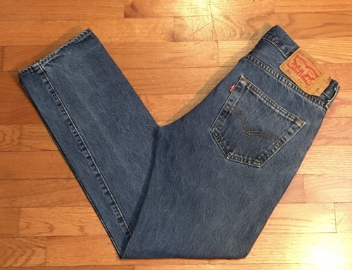 Levi's 501 30x30 Faded Blue Jeans Actual 30.5”x29” | eBay