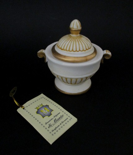 ✅ MERAVIGLIOSO PICCOLO VASO ARTISTICO IN BISCUIT DIPINTO A MANO ANTIQUE - 4660 - Imagen 3 de 8