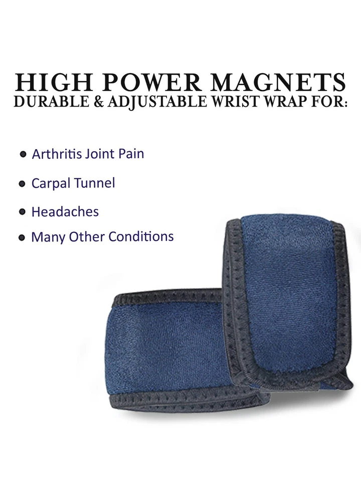全新 磁性手腕支撑包裹式 磁铁治疗 腕管 关节炎 疼痛 — 第 4/4 张图片
